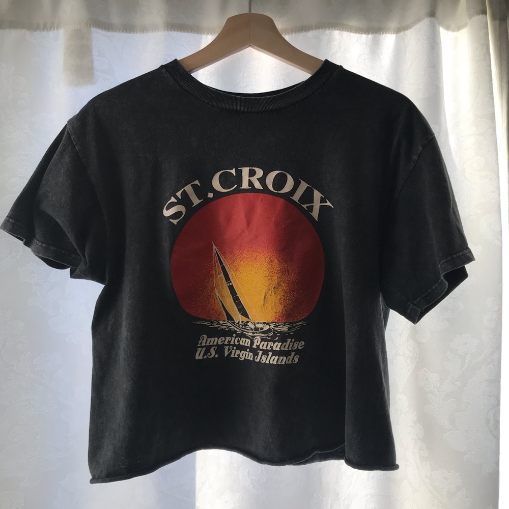 Brandy Melville Cropped Shirt